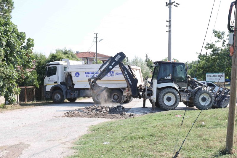 Asfalt Şantiyesi Kuruldu, Adapazarı’nda Çalışmalar Tam Gaz